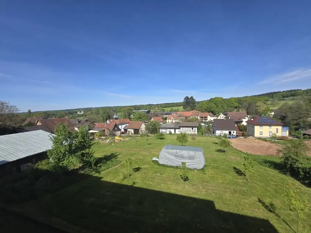 Ausblick vom Balkon